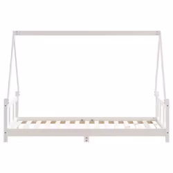 VidaXL 834463 Lit pour enfant Blanc Bois - Vue supplémentaire 5