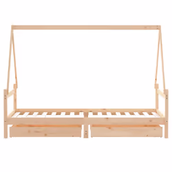 VidaXL 834465 Lit pour enfant Bois - Vue supplémentaire 6