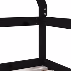 VidaXL 834467 Lit pour enfant Noir Bois - Vue supplémentaire 8