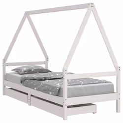 VidaXL 834469, Blanc, Bois, 90 x 200 mm, 1 pièce(s)