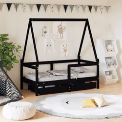 VidaXL 834473, Noir, Bois, 70 x 140 mm, 1 pièce(s)