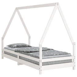 VidaXL 834481 Lit pour enfant Blanc Bois
