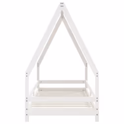 VidaXL 834481 Lit pour enfant Blanc Bois - Vue supplémentaire 4