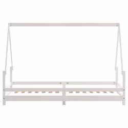 VidaXL 834481 Lit pour enfant Blanc Bois - Vue supplémentaire 5