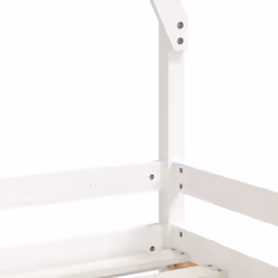 VidaXL 834481 Lit pour enfant Blanc Bois - Vue supplémentaire 7