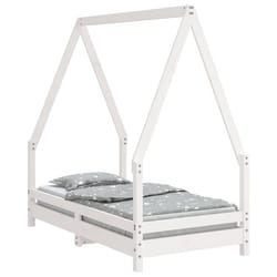 VidaXL 834487 Lit pour enfant Blanc Bois
