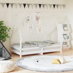 VidaXL 834490 Lit pour enfant Blanc Bois