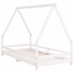 VidaXL 834493 Lit pour enfant Blanc Bois