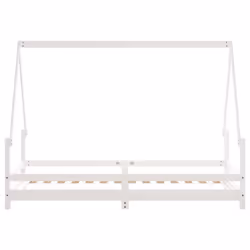VidaXL 834493 Lit pour enfant Blanc Bois - Vue supplémentaire 5