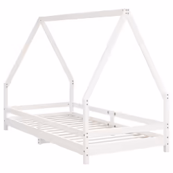 VidaXL 834493 Lit pour enfant Blanc Bois - Vue supplémentaire 6