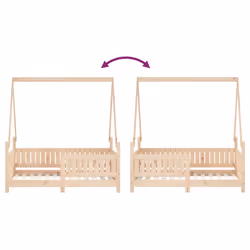 VidaXL 834501 Lit pour enfant Bois - Vue supplémentaire 8