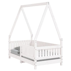 VidaXL 834502 Lit pour enfant Blanc Bois