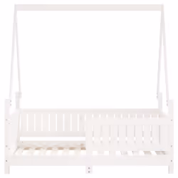 VidaXL 834502 Lit pour enfant Blanc Bois - Vue supplémentaire 4