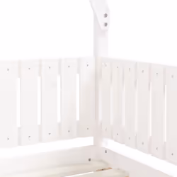 VidaXL 834502 Lit pour enfant Blanc Bois - Vue supplémentaire 7