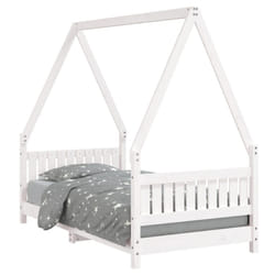 VidaXL 834505 Lit pour enfant Blanc Bois