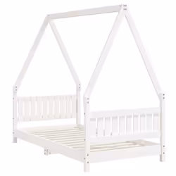 VidaXL 834505 Lit pour enfant Blanc Bois