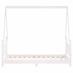VidaXL 834505 Lit pour enfant Blanc Bois - Vue supplémentaire 4