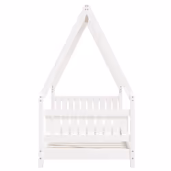 VidaXL 834505 Lit pour enfant Blanc Bois - Vue supplémentaire 5