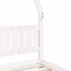 VidaXL 834505 Lit pour enfant Blanc Bois - Vue supplémentaire 6