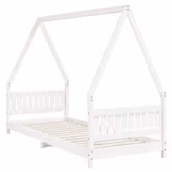 VidaXL 834508 Lit pour enfant Blanc Bois
