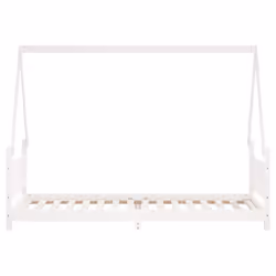 VidaXL 834508 Lit pour enfant Blanc Bois - Vue supplémentaire 4