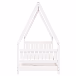 VidaXL 834508 Lit pour enfant Blanc Bois - Vue supplémentaire 5