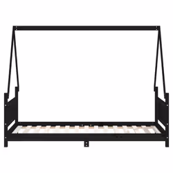 VidaXL 834509 Lit pour enfant Noir Bois - Vue supplémentaire 4