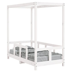 VidaXL 834511 Lit pour enfant Blanc Bois