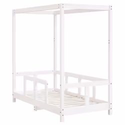 VidaXL 834511 Lit pour enfant Blanc Bois