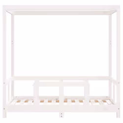 VidaXL 834511 Lit pour enfant Blanc Bois - Vue supplémentaire 4