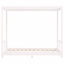 VidaXL 834514 Lit pour enfant Blanc Bois - Vue supplémentaire 4