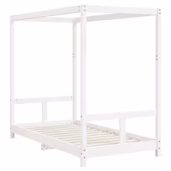 VidaXL 834520 Lit pour enfant Blanc Bois