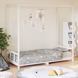 VidaXL 834523 Lit pour enfant Blanc Bois