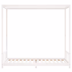 VidaXL 834523 Lit pour enfant Blanc Bois - Vue supplémentaire 4