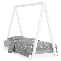 VidaXL 834526 Lit pour enfant Blanc Bois