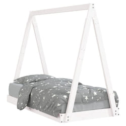 VidaXL 834532 Lit pour enfant Blanc Bois
