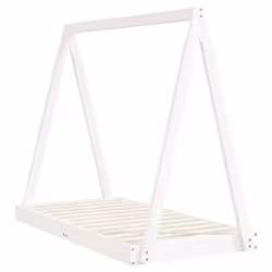 VidaXL 834538 Lit pour enfant Blanc Bois