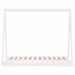 VidaXL 834538 Lit pour enfant Blanc Bois - Vue supplémentaire 4