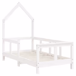 VidaXL 834556 Lit pour enfant Blanc Bois