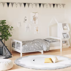 VidaXL 834559 Lit pour enfant Blanc Bois