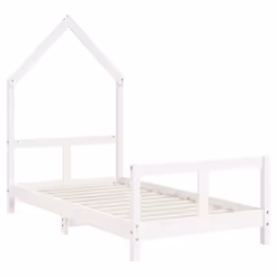 VidaXL 834559 Lit pour enfant Blanc Bois