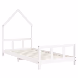 VidaXL 834562 Lit pour enfant Blanc Bois