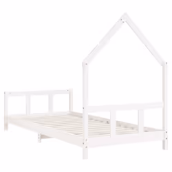 VidaXL 834562 Lit pour enfant Blanc Bois - Vue supplémentaire 6