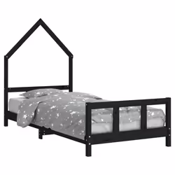 VidaXL 834563, Noir, Bois, 90 x 190 mm, 1 pièce(s)