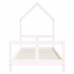 VidaXL 834565 Lit pour enfant Blanc Bois - Vue supplémentaire 4