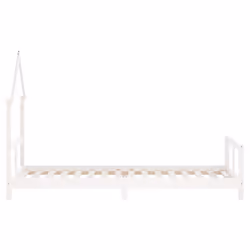 VidaXL 834565 Lit pour enfant Blanc Bois - Vue supplémentaire 5