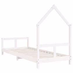 VidaXL 834565 Lit pour enfant Blanc Bois - Vue supplémentaire 6