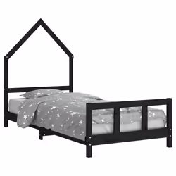 VidaXL 834569, Noir, Bois, 90 x 200 mm, 1 pièce(s)