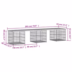 VidaXL 834341 banc de jardin - Vue supplémentaire 8