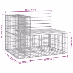 VidaXL 834381 banc de jardin - Vue supplémentaire 8